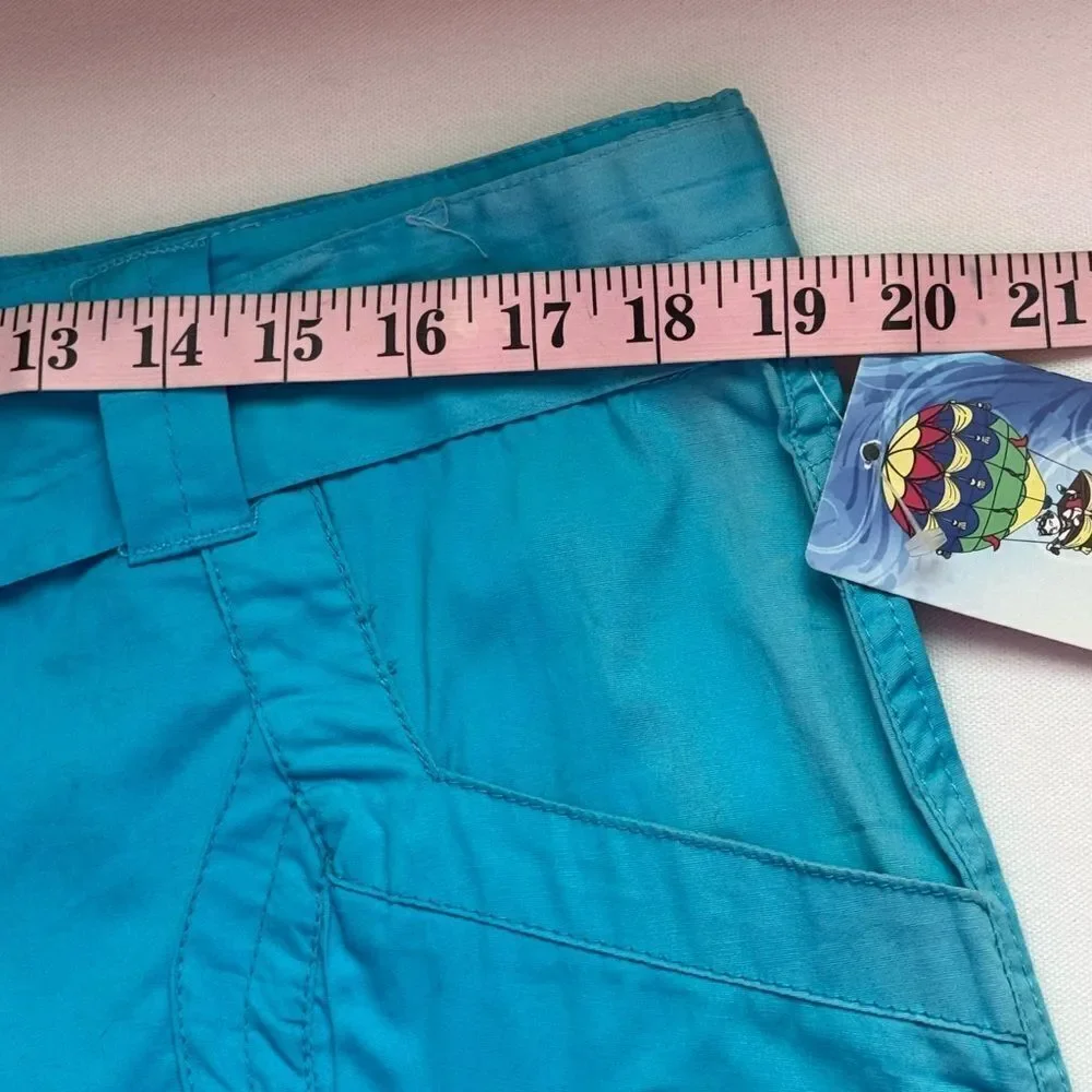 Blue‎ Mini Skirt with Belt - Picture 7 of 9